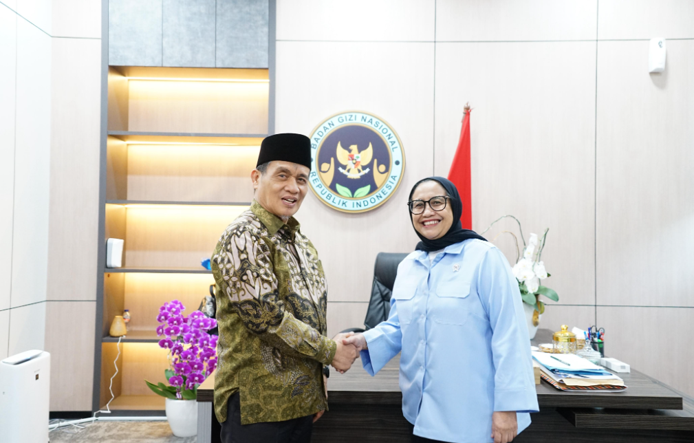 Wamenag dan Badan Gizi Nasional Sepakat Percepat Pemerataan Makan Bergizi Gratis di Pesantren